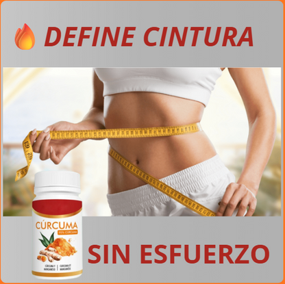¡ Derrite la Grasa Abdominal en 10 días! CURCUMA 95%  100% Natural